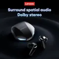 Lenovo XT53 Aggiornamento wireless Auricolari Bluetooth 5.4 Durata ultra lunga Cuffie da gioco a bassa latenza Auricolari con display digitale a LED