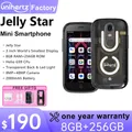 Unihertz Jelly Star più piccolo Smartphone Android 13 8GB 256GB Led Light Backshell trasparente cellulare 48MP 3 pollici cellulari