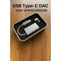 Amplificatore per cuffie USB DAC ES9318 DSD256 Adattatore audio da tipo C a 3,5 mm 32 bit 384 kHz per auricolari Android Phone Laptop PC