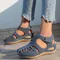 Sandales chaussures femmes été doux femmes sandales rétro chaussures femme chaussures pour femmes