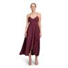 Abendkleid VERA MONT "Vera Mont Abendkleid mit Volant", Damen, Gr. 44, Normalgrößen, wild ruby, Obermaterial: 100% Polyester. Futter: 100% Polyester., elegant, tailliert lang, ohne Ärmel, Kleider, Design