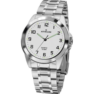 Quarzuhr ATRIUM, silber (silberfarben), Armbanduhren, Damen, Armbanduhr, Damenuhr, Edelstahlarmband, analog Image