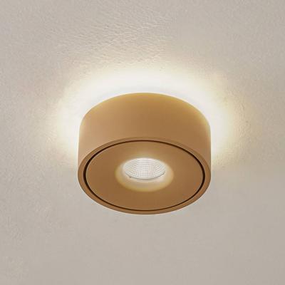 Arcchio LED-Deckenlampe Rotari, braun, up und down Image