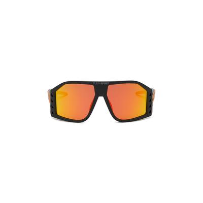 Sonnenbrille PLEIN SPORT "The Wave Gen X.02", Damen, 0286, schwarz, orangefluo, Brillen