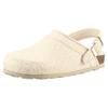 Hausschuh KIDSWORLD, Kinder, Gr. 34, beige (creme), Filz, casual, Schuhe, Clog, Pantoffel, Homeslipper mit schwenkbarem Fersenriemchen