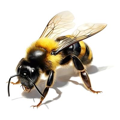 TEMU Insect Theme Creative Car Sticker, 2d Flat Yellow Jacket Fuel Cap Decal Simulated Multifunctional Stickers Image