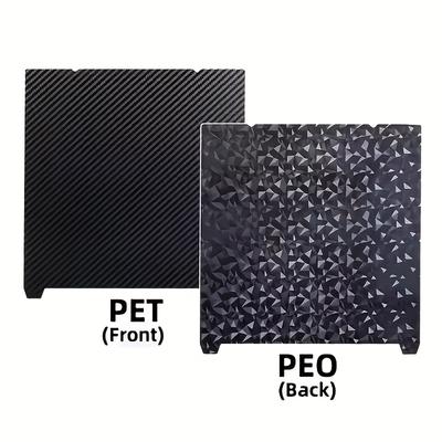 TEMU For Creality K1 Max/k1/k1c Build Plate Pei Steel Sheet Pet Peo Pey Smooth Heated Bed 235x235mm 3 S1 3 V3 Se Image