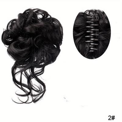 TEMU Hairpiece For - , Fluffy Synthetic Tendrils, Updo Accessory Image