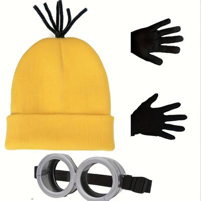TEMU 1 Party Set - Includes Goggles, Gloves, And , Suitable For Halloween, , Christmas, Etc. Festivals - No Power Required Image