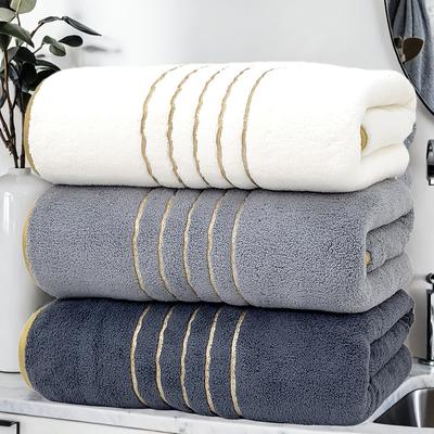 TEMU 3pcs Ultra- Towel Set, 3 Quick-dry Absorbent Lightweight Bath Towels (70 X 140cm), Home, Hotel & Spa Use, , Camping – Ideal Christmas Gift Image
