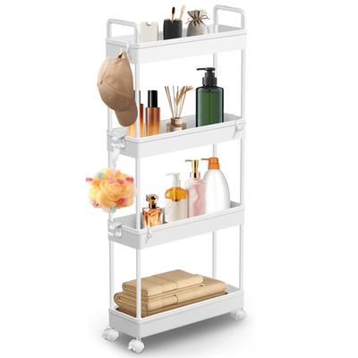 TEMU 4-tier Rolling Cart Serving Cart Storage Cart Kitchen Rack With Wheels