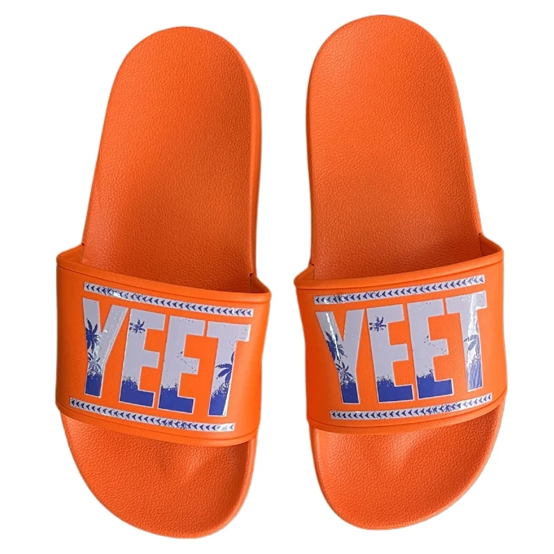 Jey Uso Yeet Orange Slide Sandalen Unisex ISlide Royal Bloodline Schuhe Motorrad-Fahrpantoffeln Souvenir-Geschenk Image