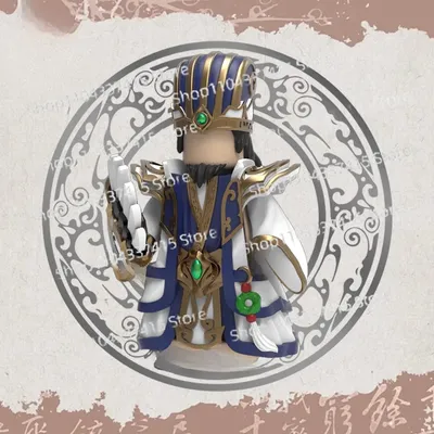 MOC Cartoon Cartoon Cartoon Puppe Dritte Party Shu Han Wolong Zhuge Liang Zhu Gekongming Image