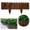 Easy Install Garden Fence Wood Garden Fence Decorative Wood Fence Garden Edging Border for Yard