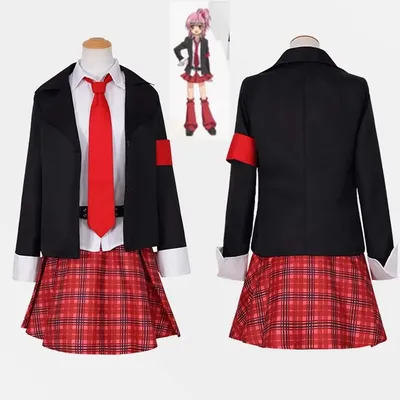 Hinamori Amu Cosplay Kostüm Perücke Mädchen Anime Shugo Chara Cosplay Kostüme JK Schuluniform Halloween Party Outfits Image