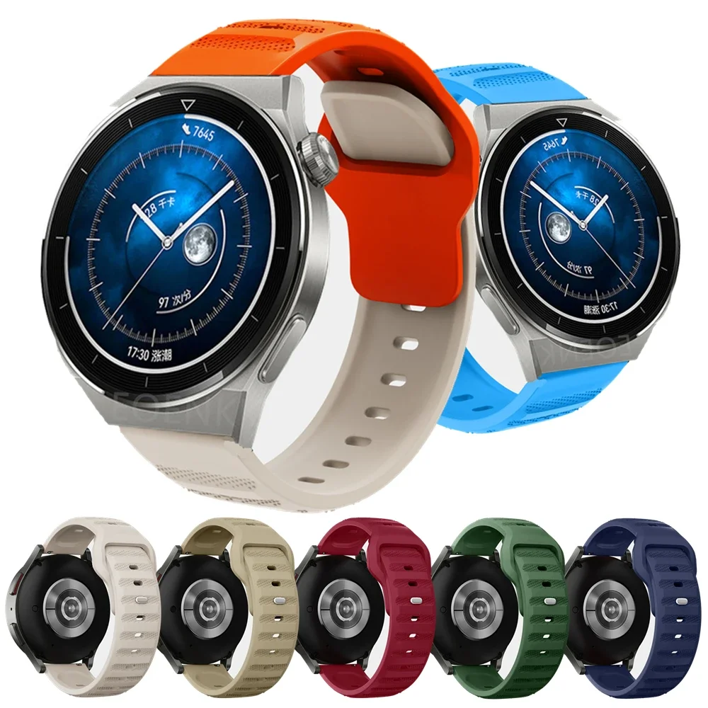 20mm 22mm Riemen für Huawei Uhr GT 2 3 4 5 Silikonarmband Correa Galaxy Watch 7/FE/6/5/pro/4/Classic/active 2/Gear s3 Band Image