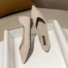 Damen flache Schuhe spitzen Zehen Damen Schuhe Mokassins letzte schnelle Lieferung junge schicke und