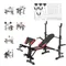 Banc de musculation pliable réglable 299 kg - Parfait pour la salle de sport à domicile