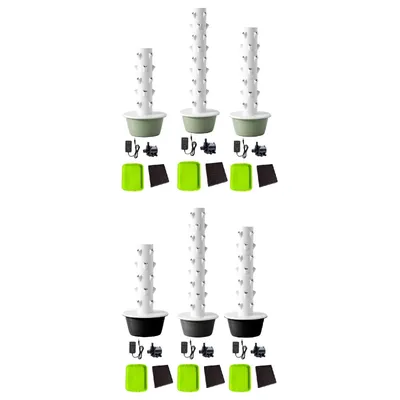 Hydroponic Tower Hydroponics Growing System Wear Resistant Plant Germination Kit Vertical Planter for Vegetables Strawberries