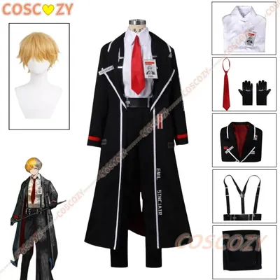 Sinclair Cosplay Fantasy Anime Spiel Limbus Company Kostüm Perücke Verkleidung Erwachsene Männer Image