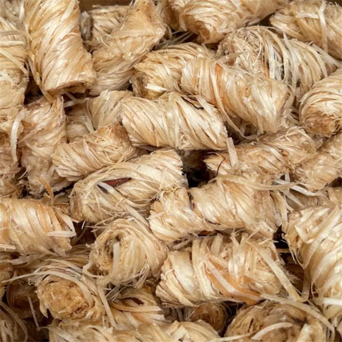 A08I Natürliche Feueranzünder für Holzbrenner, Feuerfeuerzeuge, Feueranzünder für Herd, Grillkochen, natürliche Holzwolle