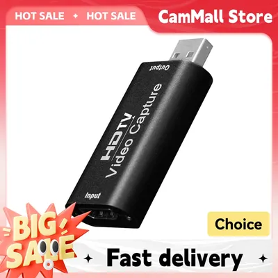 HD 4K Video Capture Card USB3.0 2.0 HDTV Video Grabber Record Box für PS4 Game DVD Camcorder Kamera Aufnahme Live-Streaming Image