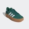 Sneaker ADIDAS SPORTSWEAR, Gr. 40, collegiate grün, cloud weiß, gold metallic, Leder, Synthetik, sportlich, Schuhe, Design auf den Spuren des adidas Gazelle Bold