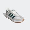 Sneaker ADIDAS SPORTSWEAR "RUN 70S 2.0", Gr. 40, grün (core weiß, collegiate grün, sanftes weiß), Textil, Leder, sportlich, Schuhe, inspiriert vom Design des adidas SL72