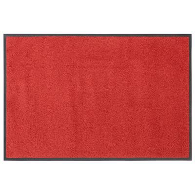 Fußmatte MY HOME "Lavea" Gr. 61, orange, B:75cm H:9mm L:120cm, Kunstfaser, Teppiche, Schmutzfangmatte, Uni-Farben, In- und Outdoor-Teppich, waschbar Image
