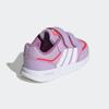 Klettschuh ADIDAS SPORTSWEAR "TENSAUR SWITCH KIDS", Gr. 22, powder plum, cloud weiß, lucid rot, Synthetik, Textil, sportlich, Schuhe, für Kinder