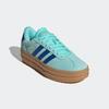 Sneaker ADIDAS SPORTSWEAR, Gr. 40,5, flash aqua, royal blau, gold metallic, Leder, Synthetik, sportlich, Schuhe, Design auf den Spuren des adidas Gazelle Bold