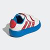 Sneaker ADIDAS SPORTSWEAR "ADIDAS X MARVEL SPIDER-MAN GRAND COURT KIDS", Gr. 27, cloud weiß, pure ruby, bright blau, Synthetik, sportlich, Schuhe