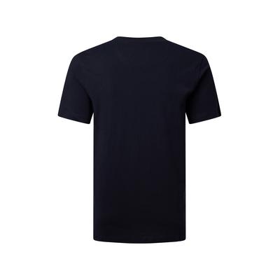 T-Shirt PIERRE CARDIN, Herren, Gr. XXL, blau (salute), Jersey, Obermaterial: 100% Baumwolle, casual, normal, Rundhals, Kurzarm, Shirts, mit trendy Tennis-Print Image
