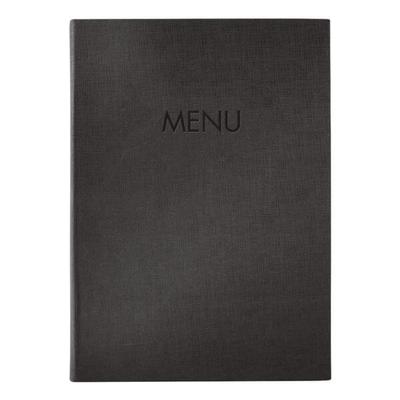 Sigel Speisekarten-Mappe MENU A4 1 Stück grau, 24x34 cm Image