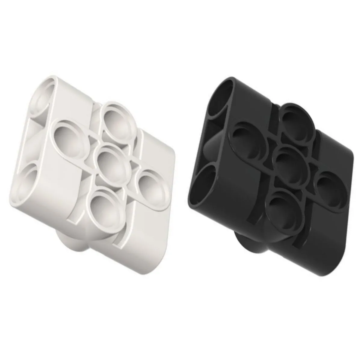 50 stücke 39793 Pin Stecker Block Liftarm Bricks Sammlung Groß Modulare GBC Spielzeug Für Technische MOC Kompatibel Gebäude Blöcke Image