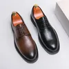 Neue Luxus-Modetrends, Markenqualität, einfacher Farbverlauf, Oxford-Schuhe, handgefertigt, Komfort, elegantes Design, Künstler, Schauspieler, Herrenschuhe