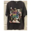 Herren-T-Shirt aus Baumwolle mit kurzen Ärmeln, 1998, Soul Train Music Award, Hip-Hop-T-Shirt, Usher Mase Diddy Janet, Freizeitkleidung