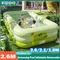 2.6/2.1/1.8M piscine gonflable grande famille piscine adulte bébé piscines baignoire amovible intérieur extérieur jouet chalets