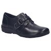 Slipper JOSEF SEIBEL "Charlotte 18", Damen, Gr. 37, schwarz, Leder, elegant, Schuhe, mit Gummizug