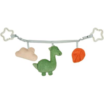Kinderwagenkette STERNTALER "Dino Rexi", grün (steingrün), Greifspielzeug, KinderL:55cm, Baumwolle, Polyester, L:55cm Image