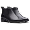 Chelseaboots CLARKS "Havisham Top", Damen, Gr. 40, schwarz, Leder, unifarben, klassisch, Schuhe, Stiefelette mit Wechselfußbett