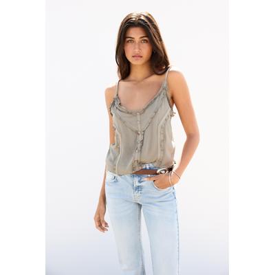 Ruffled Strappy Top