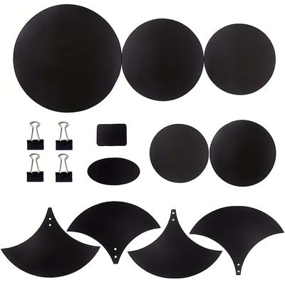TEMU Drum Pads: Set Of -dampening Mats For Drum Practice