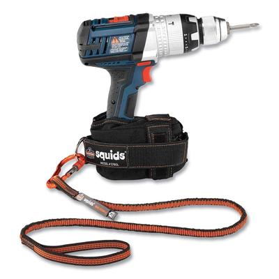 ergodyne Squids 3191 Power Tool Tethering Kit, 10 lb Max Working Capacity, 38" Long, Orange/Gray (EGO19661)