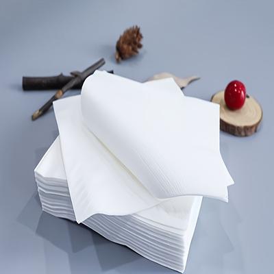 TEMU -pack Softtouch 2-ply Facial Tissues, Disposable Paper Napkins For Restaurants, Dessert Shops, Hotels, Ktv Bars, Beverage Stores - Ideal For Christmas, Halloween, Thanksgiving, Father's Day, Day Image