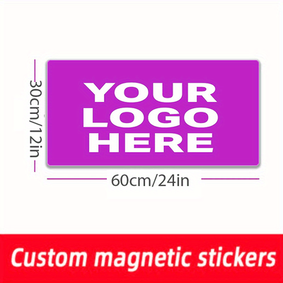 TEMU Custom Printed Logo Magnetic Sticker Car Magnet For Advertising Image