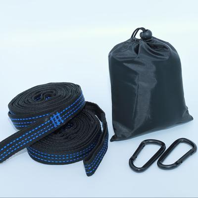 TEMU 2pcs 300cm Hammock Straps And , 15+1 Loops, Lightweight, Portable Camping - Quick, Easy Setup, Hooks For Yoga Swing, Gym Etc, Black, Heavy Duty Image