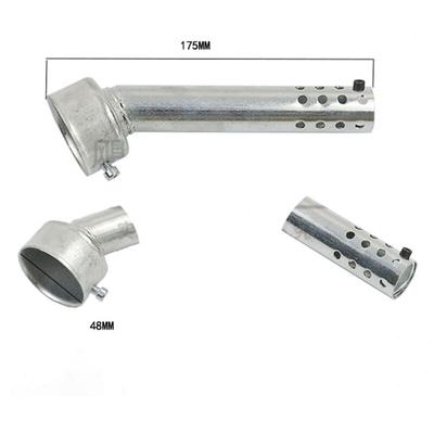 Jalleria - Universal 48mm Motorrad Auspuff Schalldämpfer Einstellbare db Killer Modifizierte