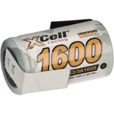 Xcell - Akku 2/3 a 1,2V / 1600mAh X2/3A1600 Z-Lötfahne Image
