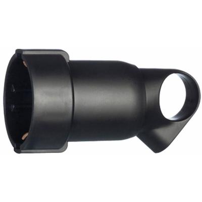 LEGRAND Schutzkontakt-Kupplung mit Knickschutz und Ausziehhilfe schwarz Stecker & Kupplungen Image